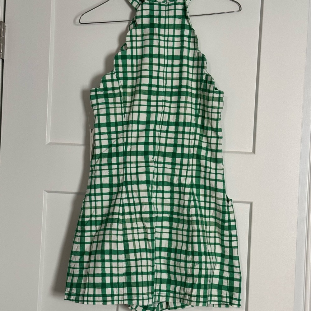 NWT Anthropologie Scalloped Halter Romper - Size 6